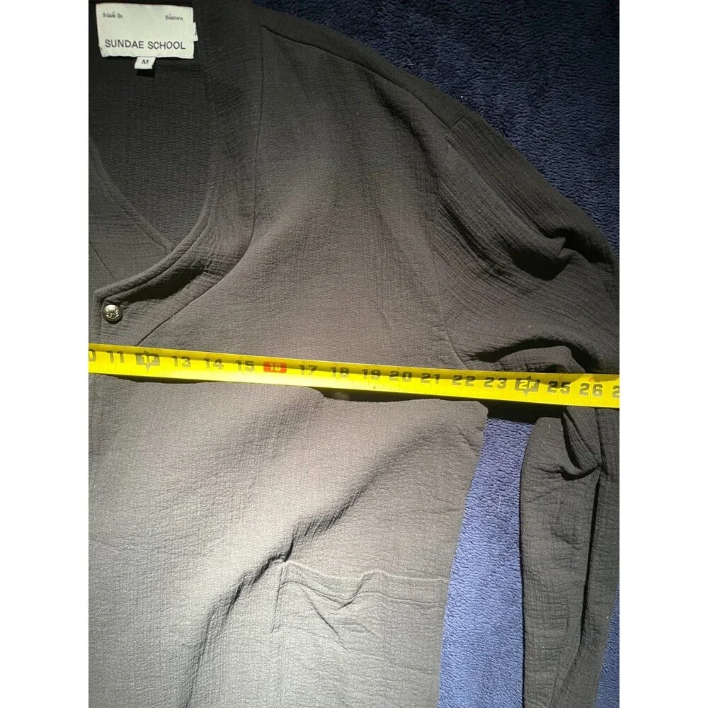 Sundae School Heaven Black Jacket Medium Belt Long Sleeve Great Condition